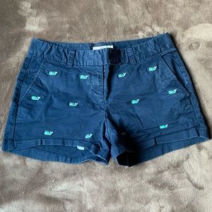 Vineyard Vines Navy Blue/Green Whales Shorts 4